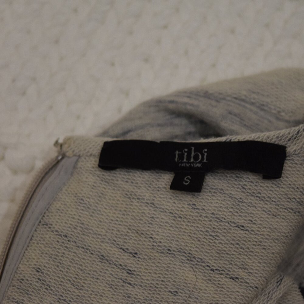 Tibi - Gray Patchwork Sweatshirt Top - image 6